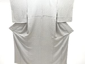 縮緬地　抽象模様小紋着物